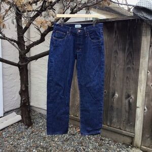 Taylor Stitch Democratic White Oak Cone Denim Jeans Size 32 Made In USA Indigo